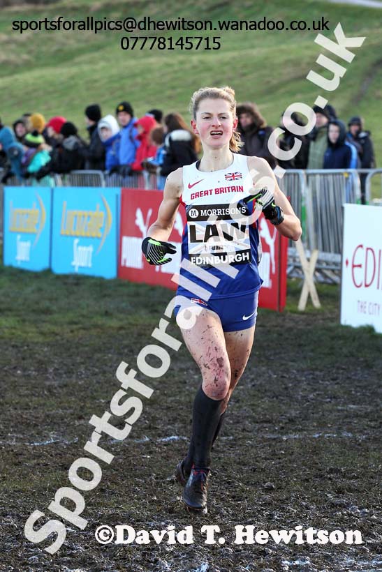 Junior womens 4k, Morrisons Great Edinburgh Cross Country. Photo: David T. Hewitson/Sports for All Pics